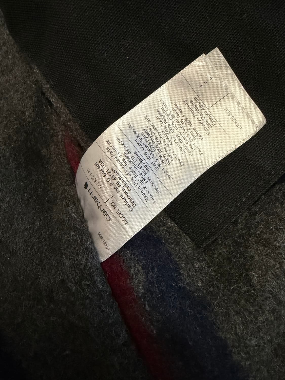 칼하트 디트로이트 자켓 og 현행 S 상품이미지5