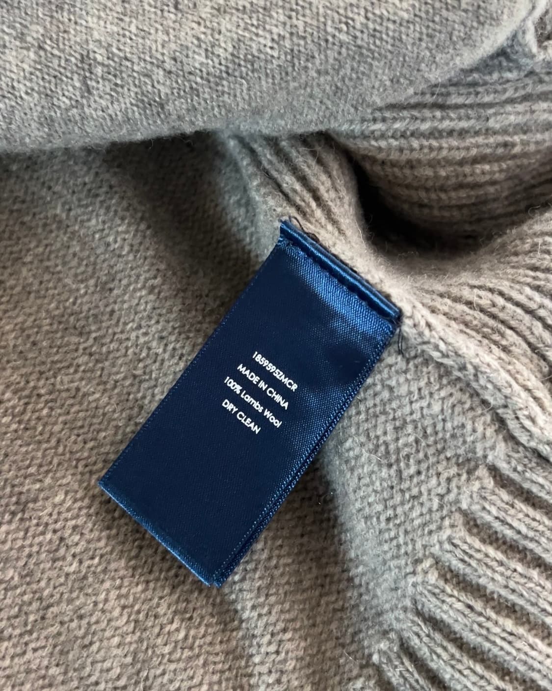 폴로 랄프로렌 빅포니 투웨이 울 니트 집업 M 상품이미지5