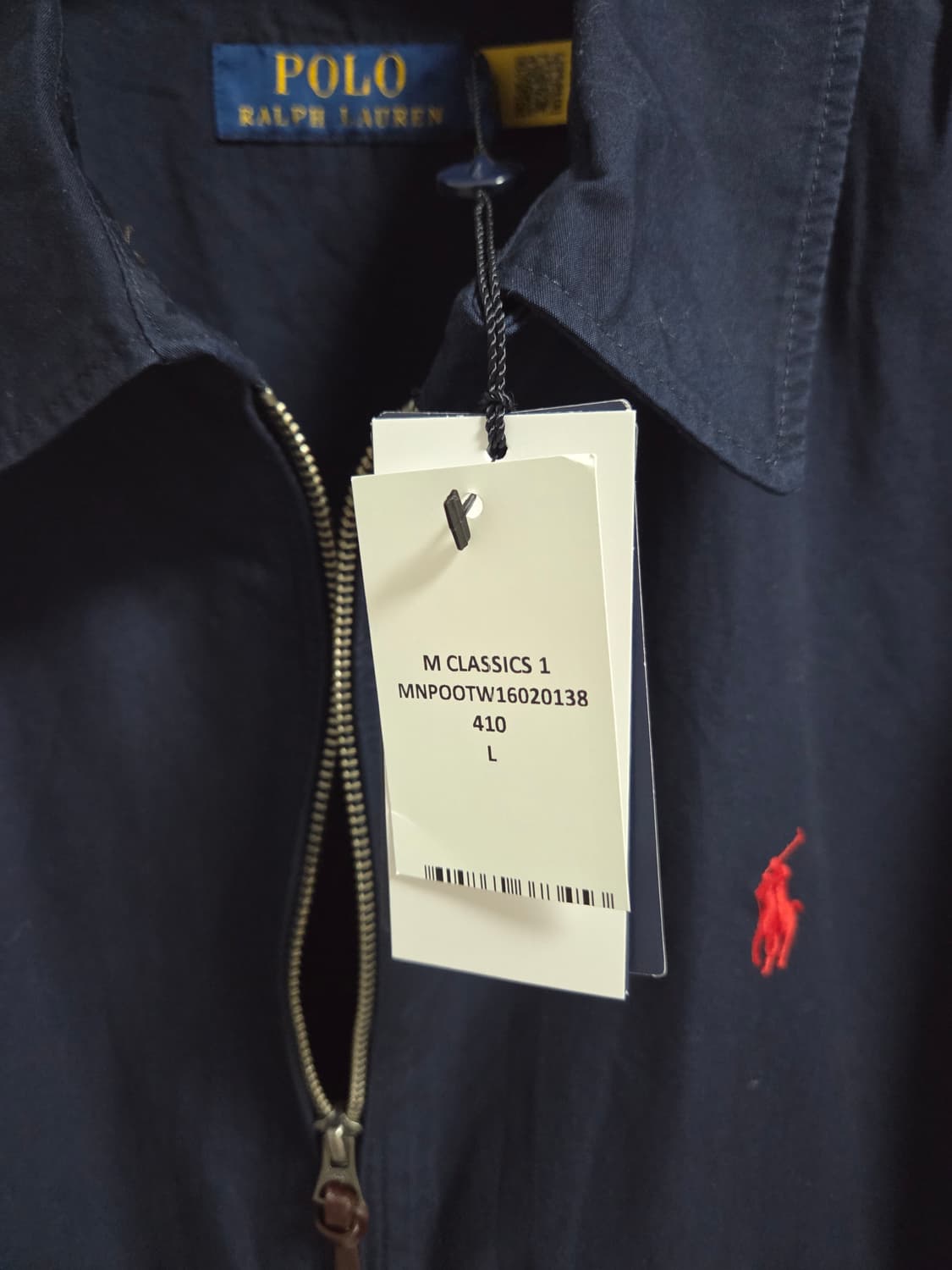 [L] 폴로 랄프로렌 26ss 베이포트 코튼자켓 네이비 상품이미지3