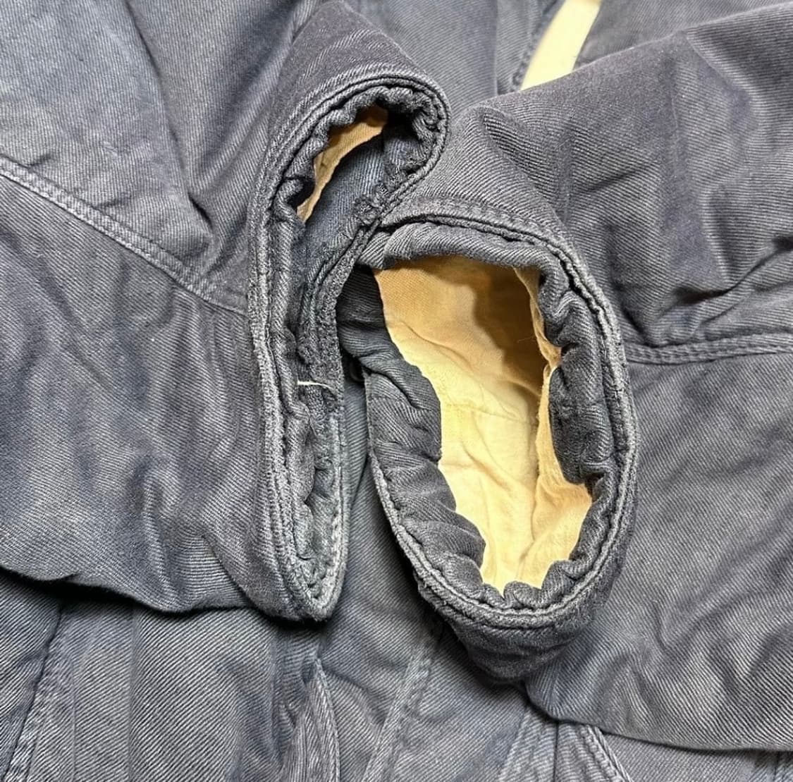 Euro Biscote 프렌치 헤비 퀄팅 파이어맨 자켓 코트 상품이미지5