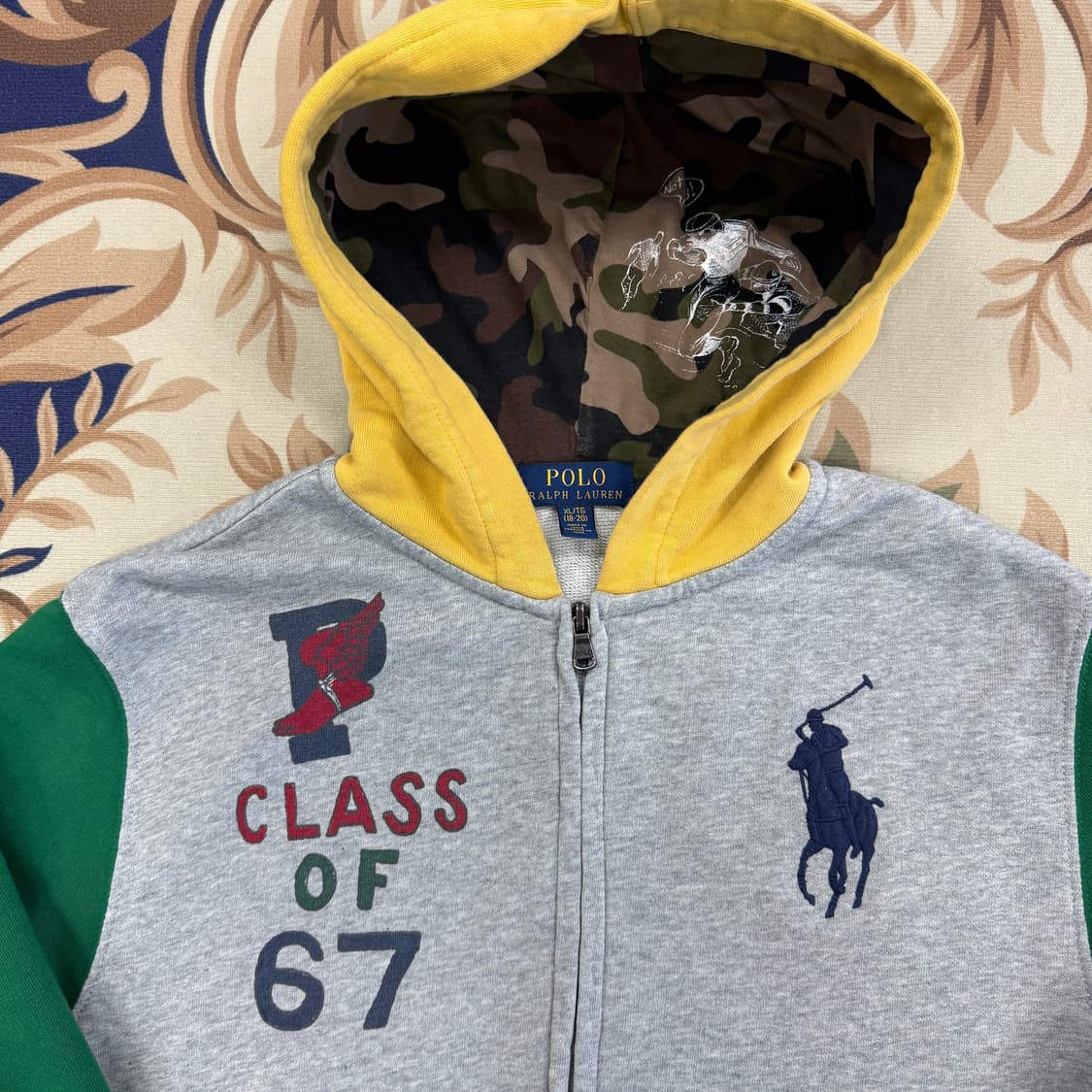 (S)폴로 랄프로렌 Pwing 멀티컬러 후드집업 티셔츠 상품이미지2