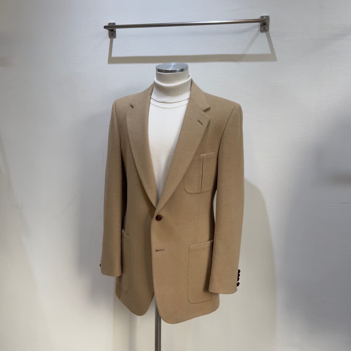 Lanvin 빈티지 카멜헤어 블레이저 상품이미지3