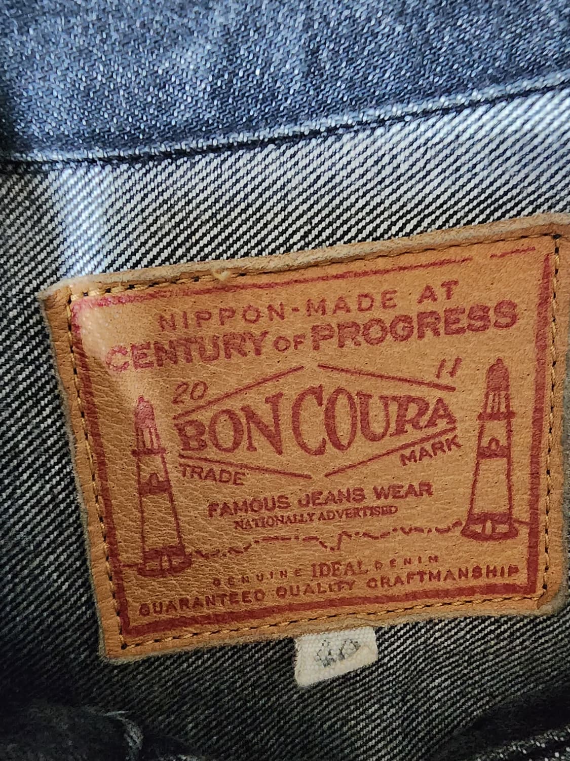 [40] 본쿠라(Boncoura) 9주년 한정판 블랙데님 자켓 상품이미지4