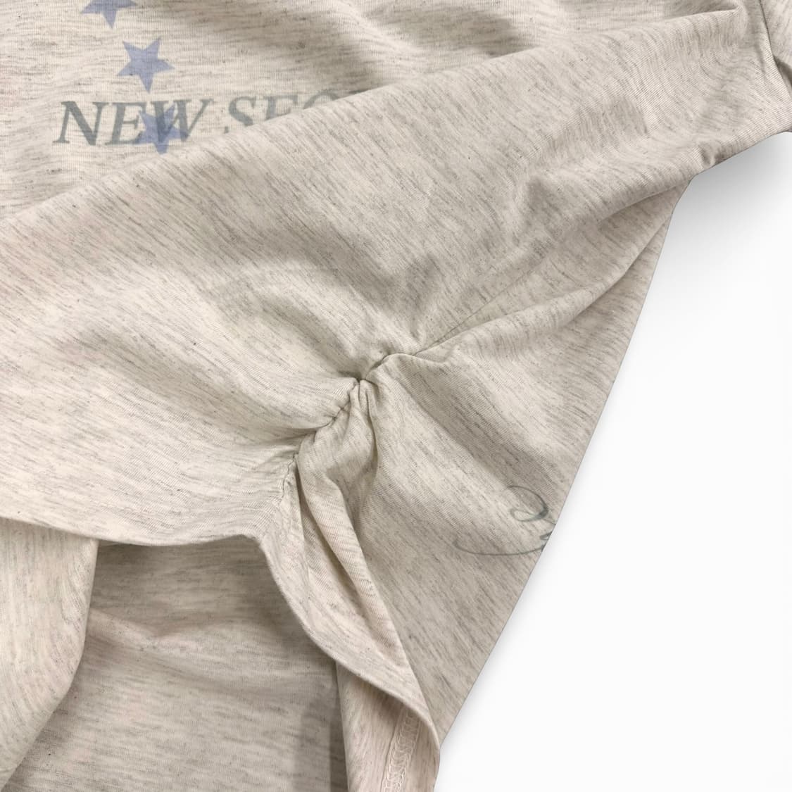 Melange Beige Print Top  상품이미지4