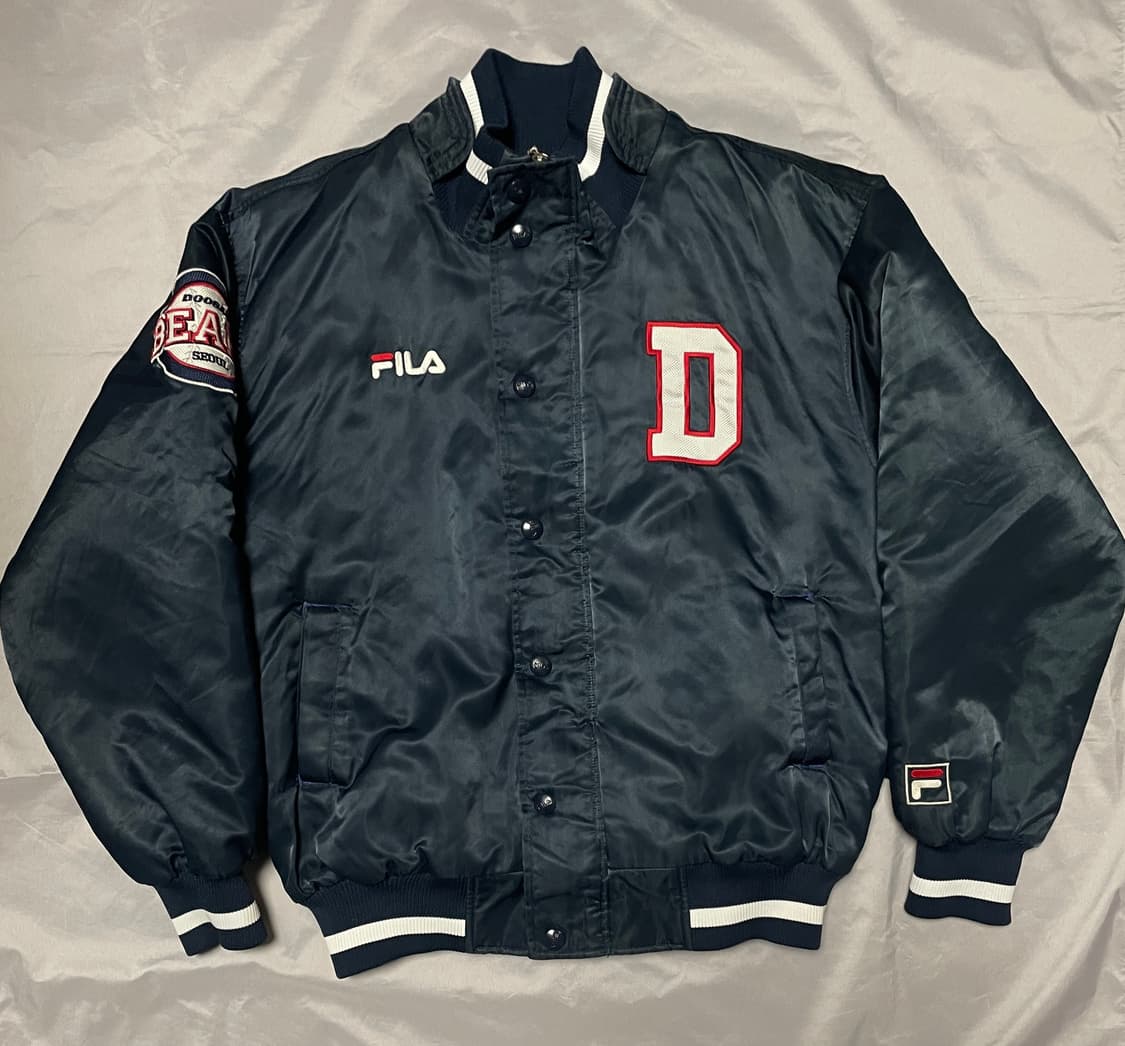 두산베어스 휠라 야구점퍼  100 L 상품이미지1