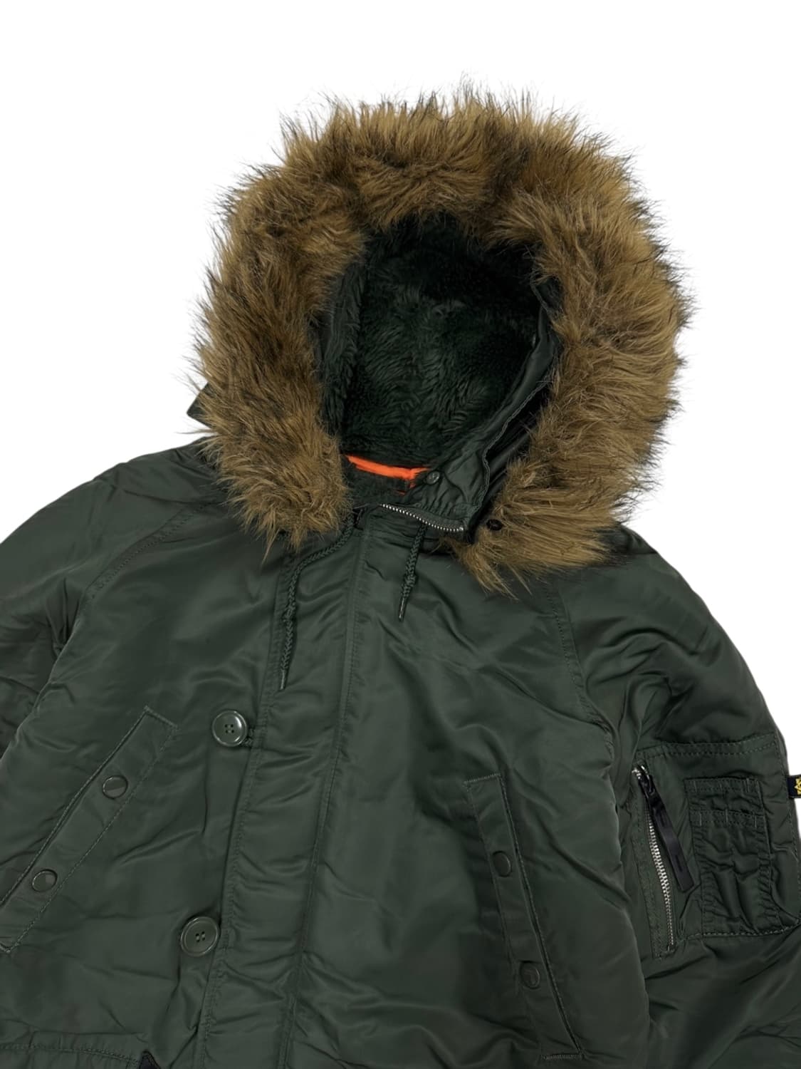 알파인더스트리 N3B 야상패딩 카키 (S~L) 상품이미지2