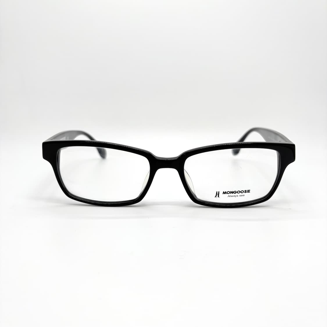 MONGOOSE 몽구스 블랙 스퀘어 뿔테 상품이미지3