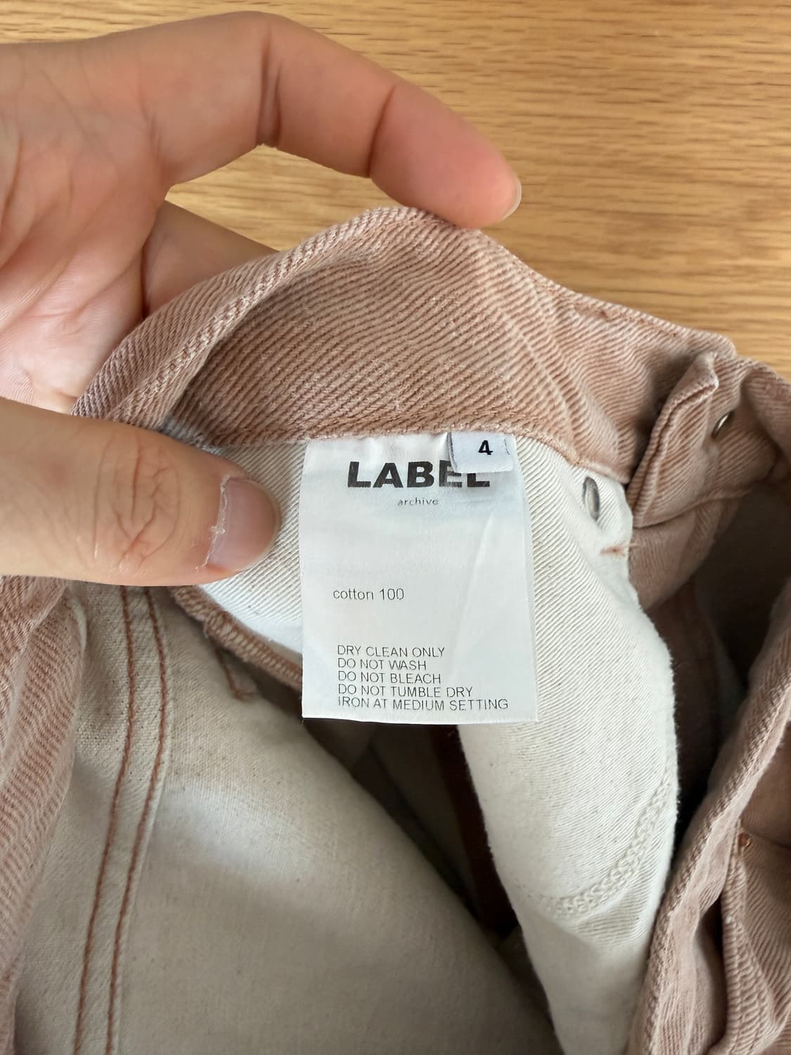 라벨 아카이브(LABEL ARCHIVE) 코튼 팬츠 상품이미지10