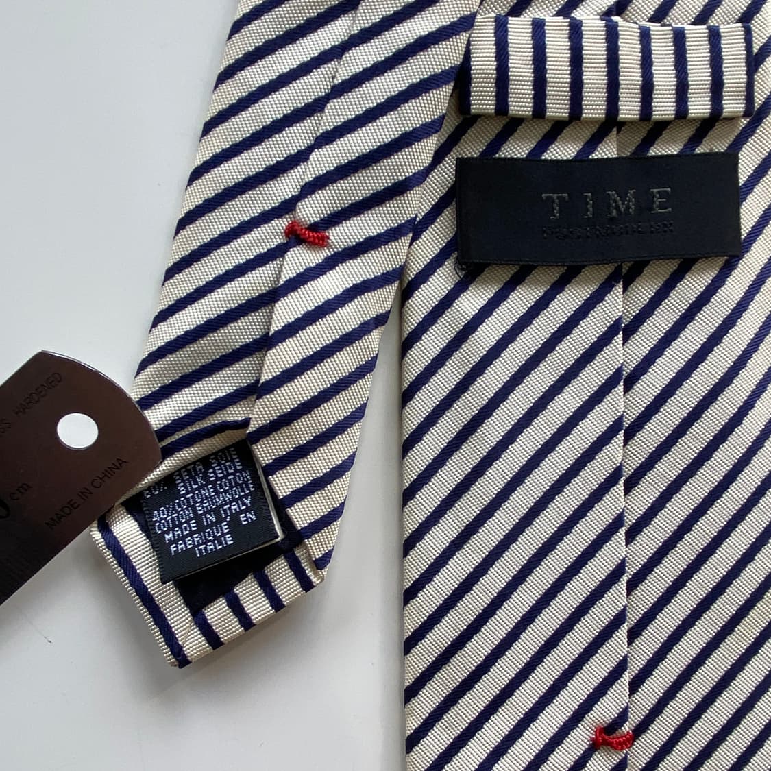 TIME 타임 명품 정품 넥타이7.3cm 상품이미지7