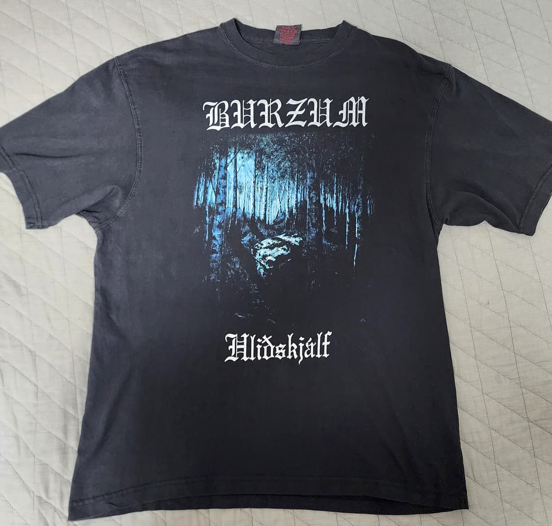 [XL] 90s 버줌 Burzum Hlidksjalf 빈티지 밴드티 상품이미지1