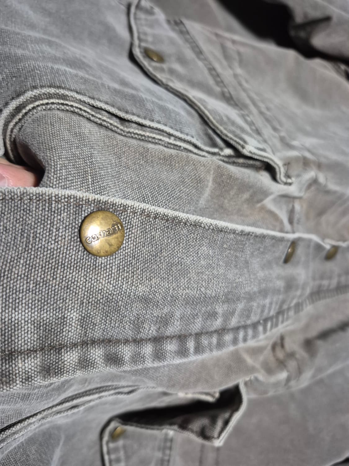 90's 칼하트 빈티지 블랭킷 라인드 덕 디트로이트 초어 자켓 상품이미지2