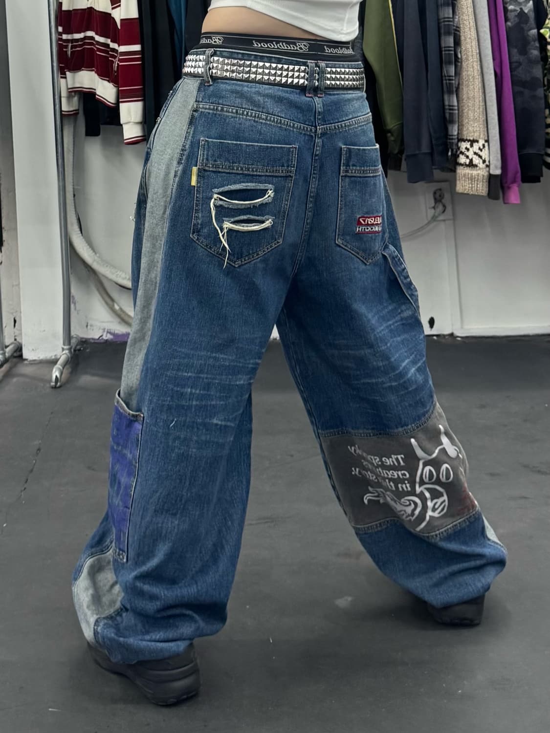 메인부스 벌룬 데님팬츠 상품이미지4