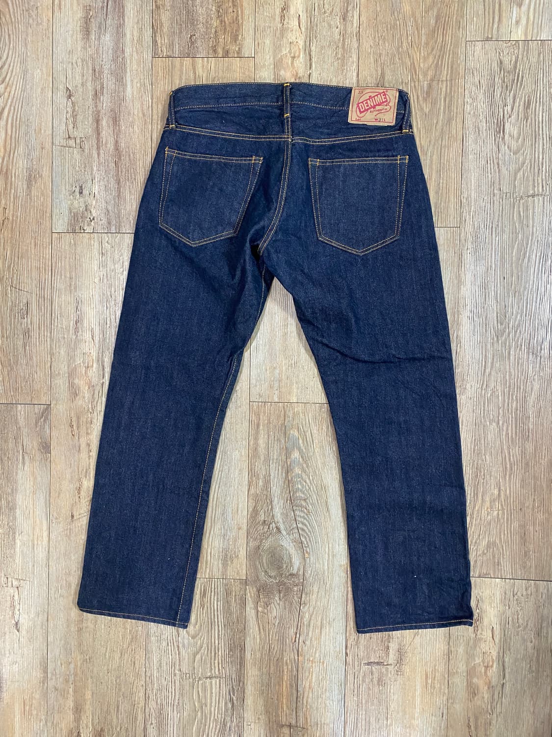 드님 슬림 스트레이트 핏 셀비지 체인스티치 생지 데님 31 상품이미지2