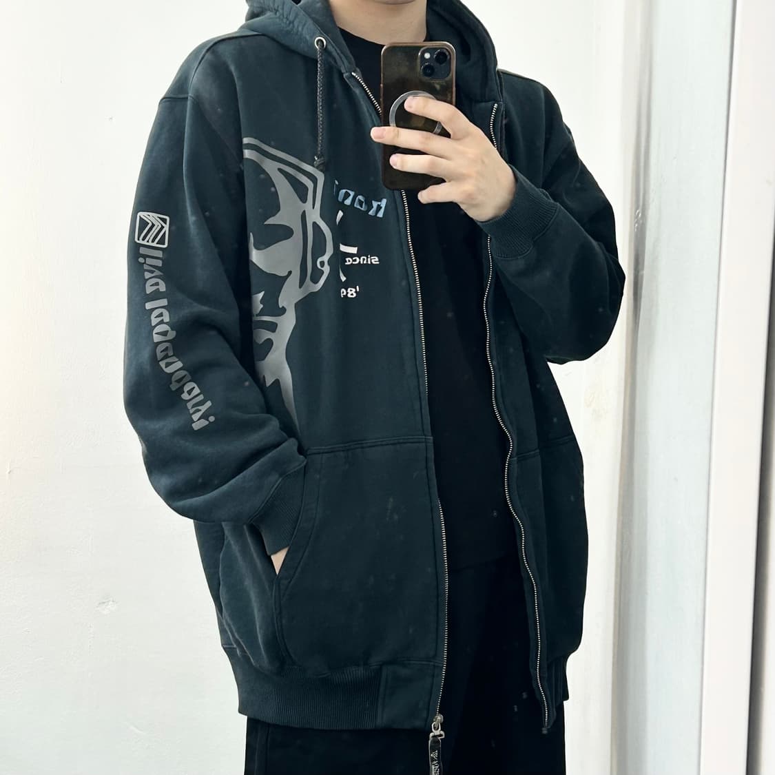 칼카니 올드스쿨 후드 집업 상품이미지3