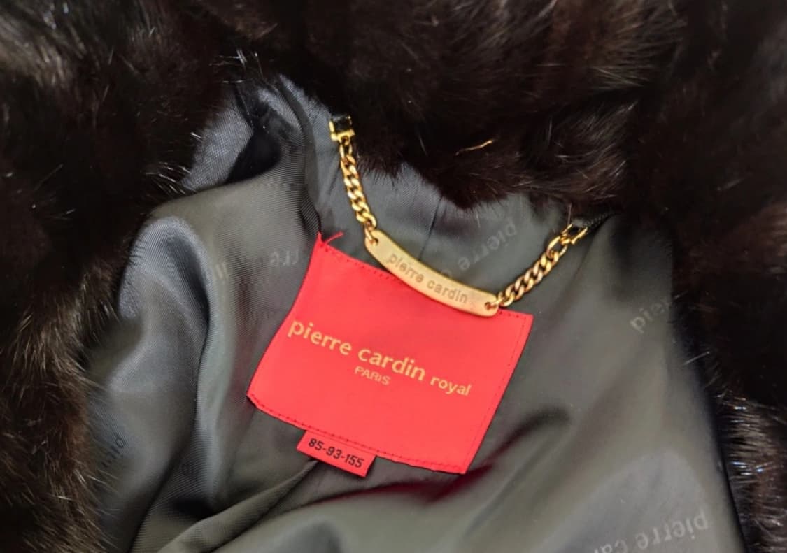 피에르가르뎅 로얄 모피코트 (77, 블랙, 천연모피) 상품이미지4