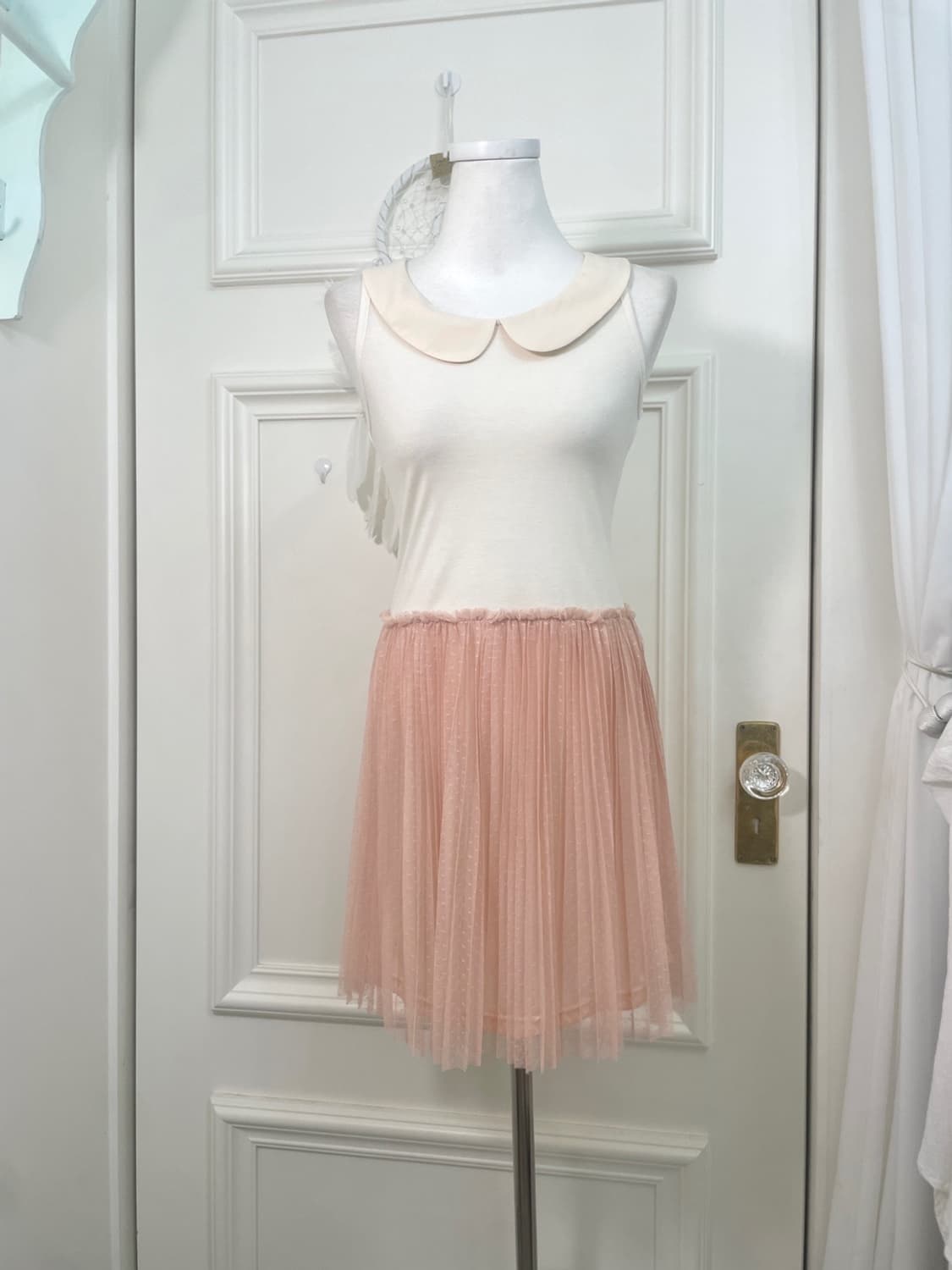 butterivory bow crop bolero&coral tule c 상품이미지7