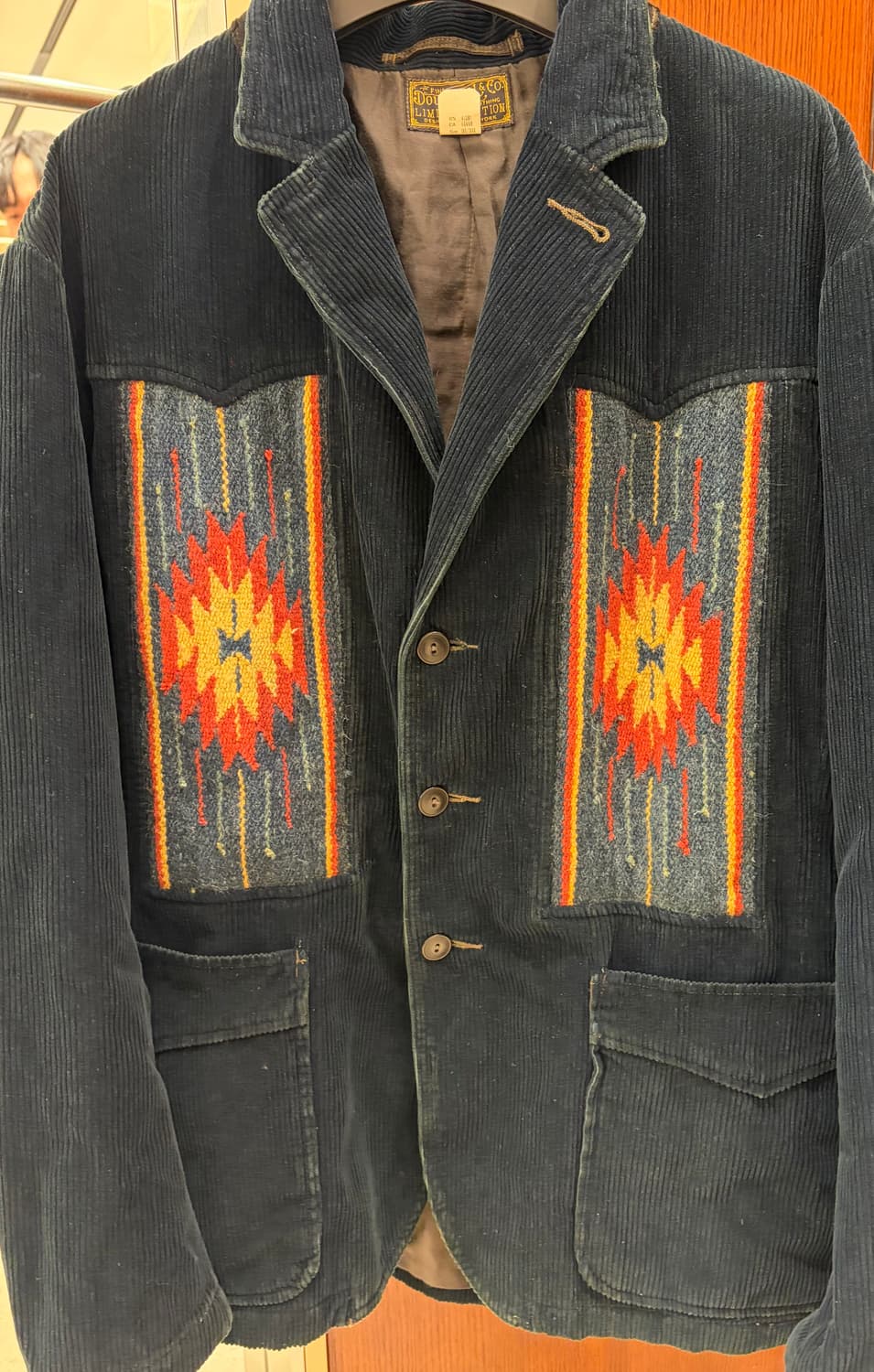 리미티드에디션 RRL 코듀로이 핸드우븐 카우보이자켓  XL사이즈 상품이미지1