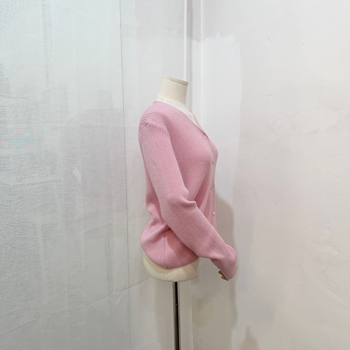 망고매니플리즈 브이넥 골지 니트가디건 4295 상품이미지3