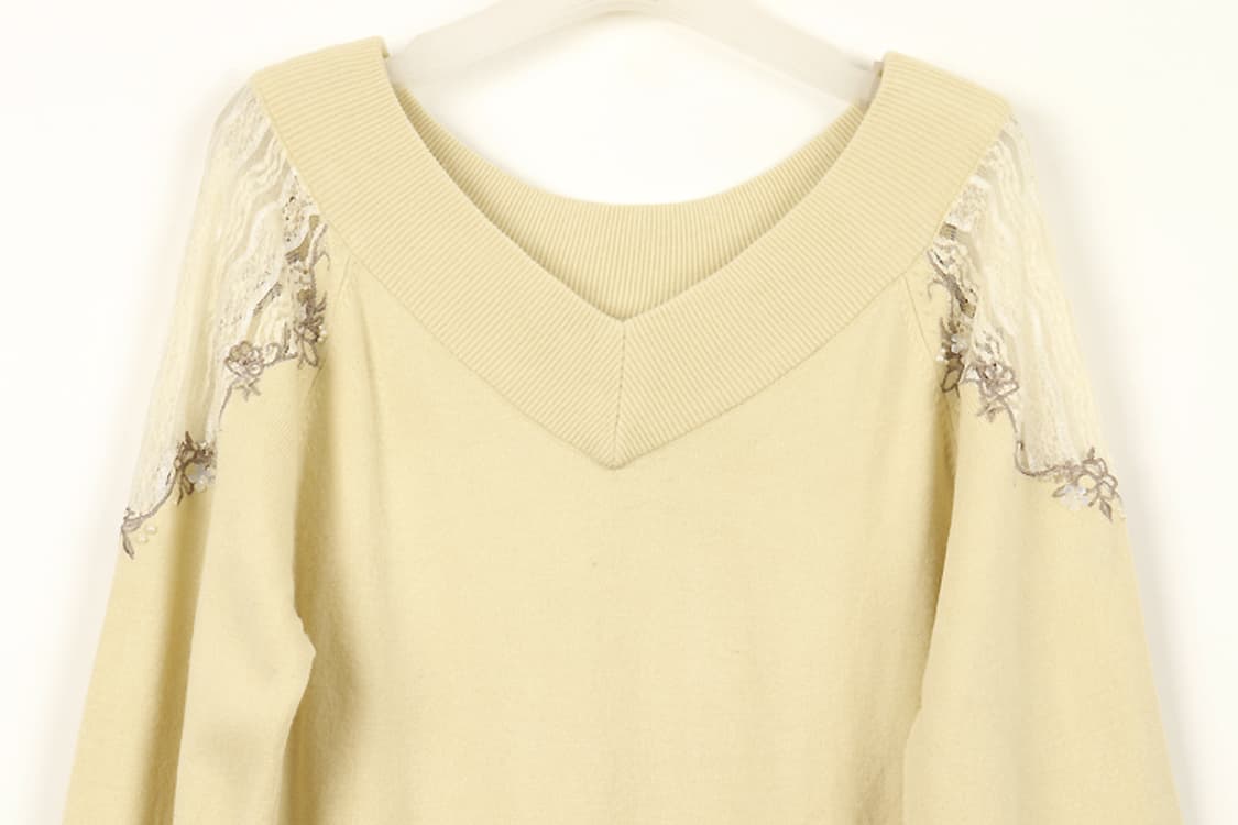 AXES FEMME 레이스스웨터(S)  상품이미지4