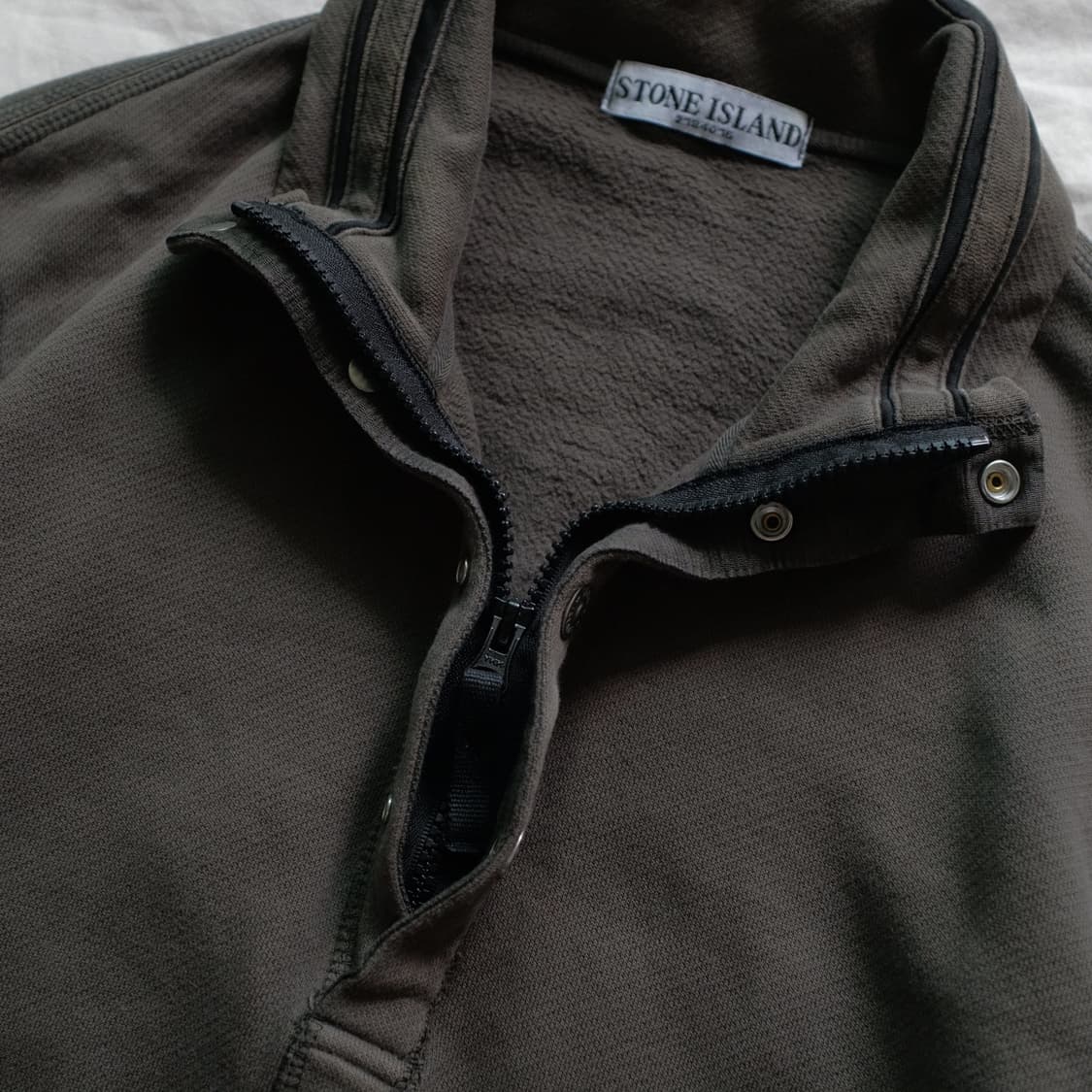 2010fw Stone Island Harf Button Sweat 상품이미지4