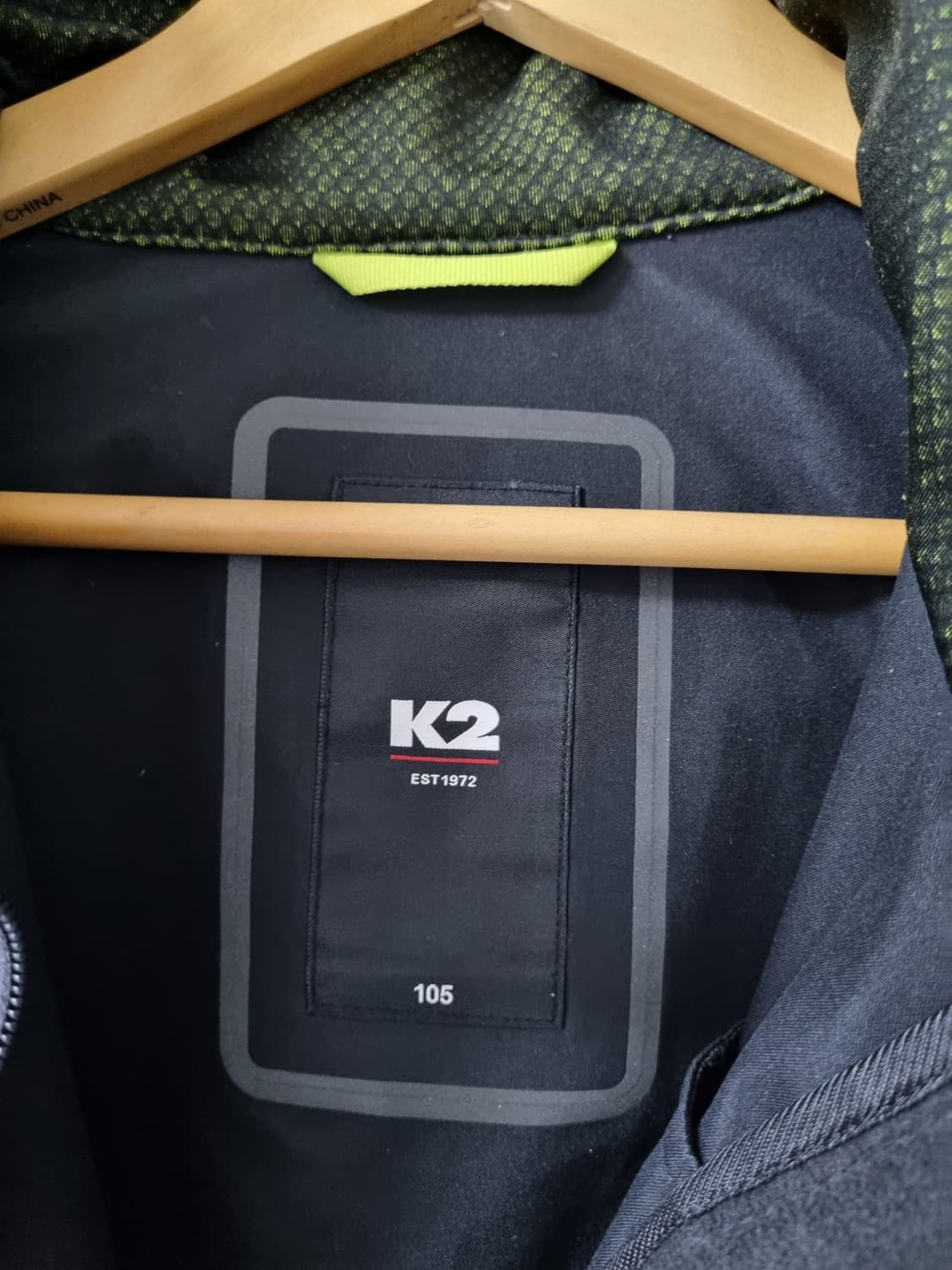 [105] k2 남성 후드 바람막이 블랙 상품이미지7