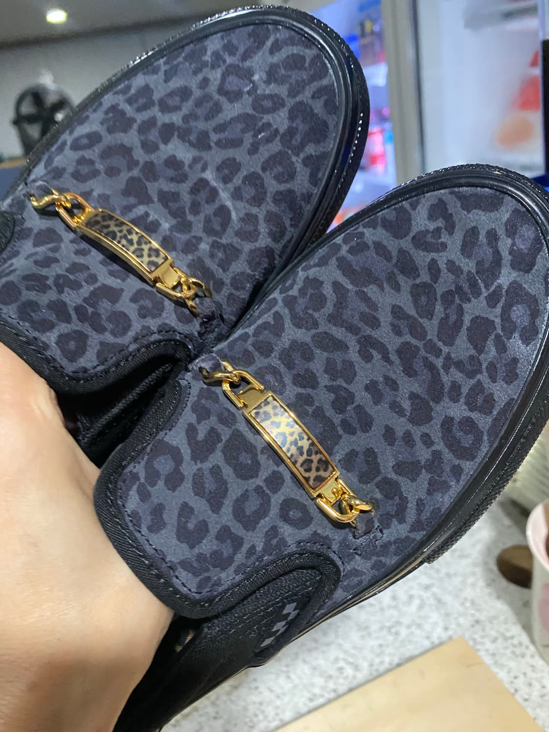 반스 레오파드 슬립온 230(새상품) 상품이미지5