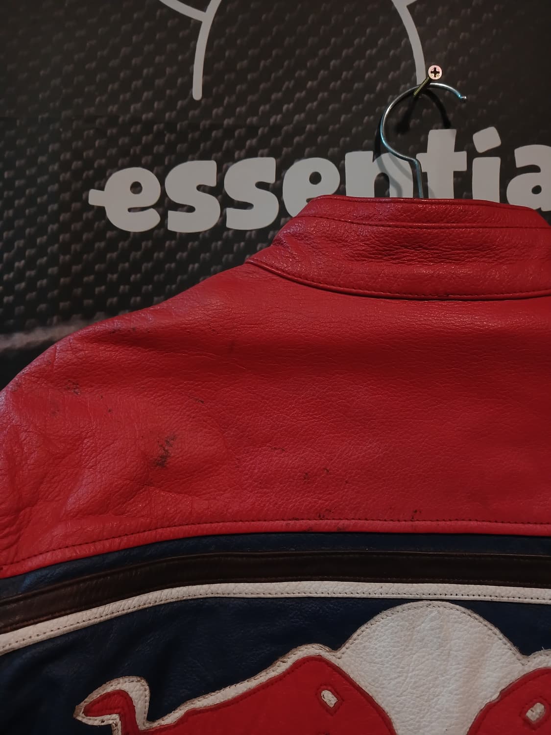 레드불 레더 레이싱 자켓 상품이미지7