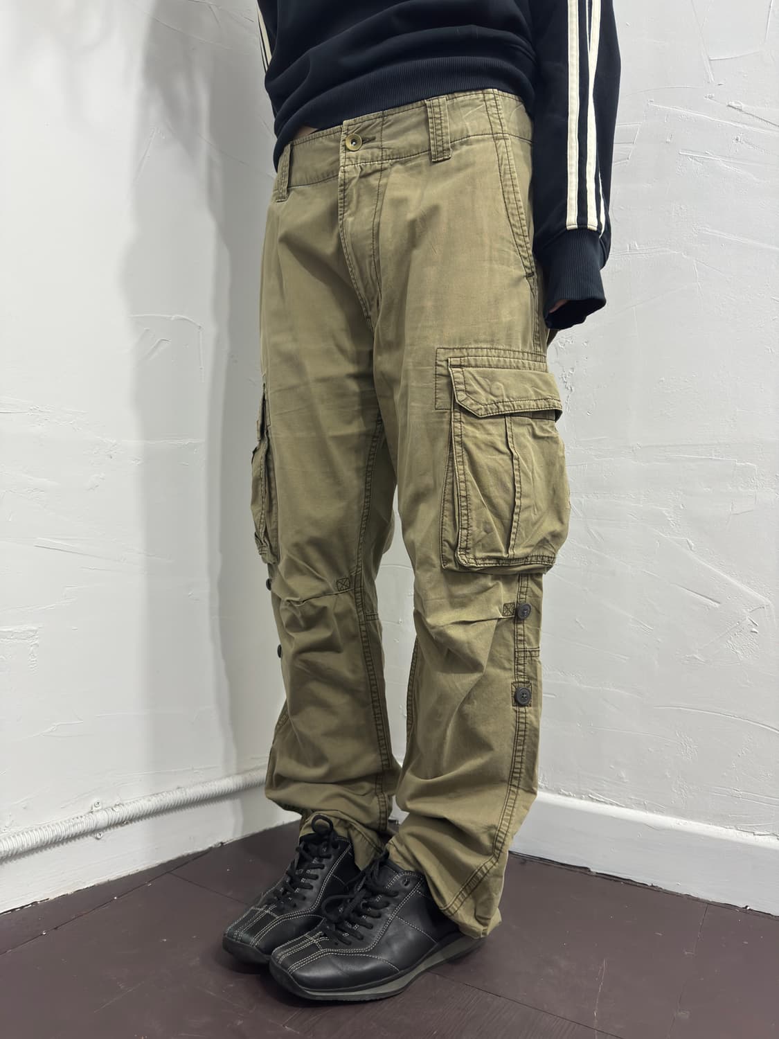 purple&yellow cargo pants 상품이미지4