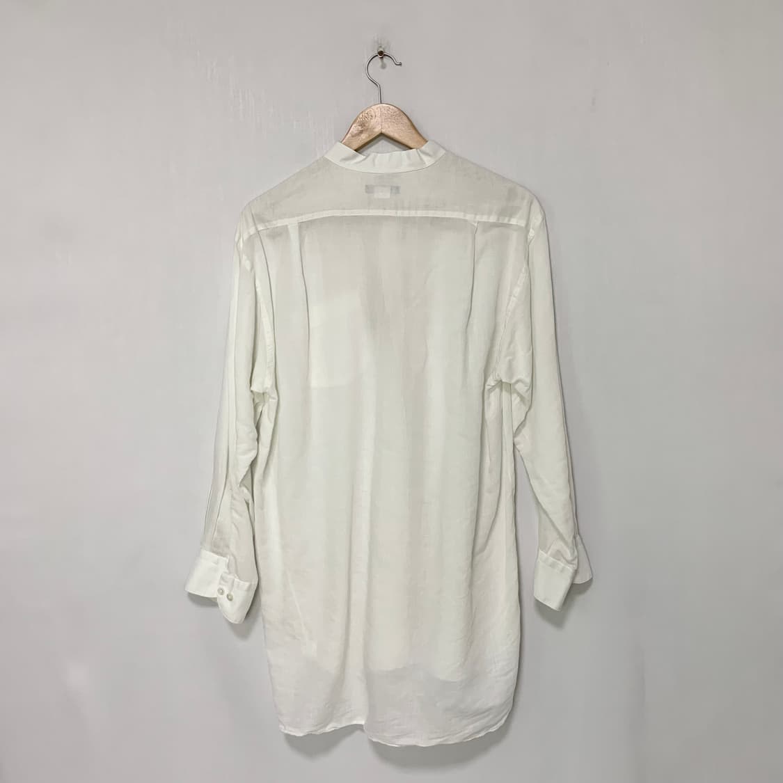 버버리 런던 T.K. 아이보리 노카라 차이나카라 베이직 남성 셔츠 상품이미지4