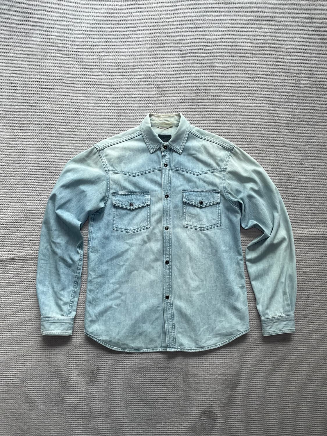 생로랑 웨스턴 데님 셔츠 by 에디 슬리먼 상품이미지1