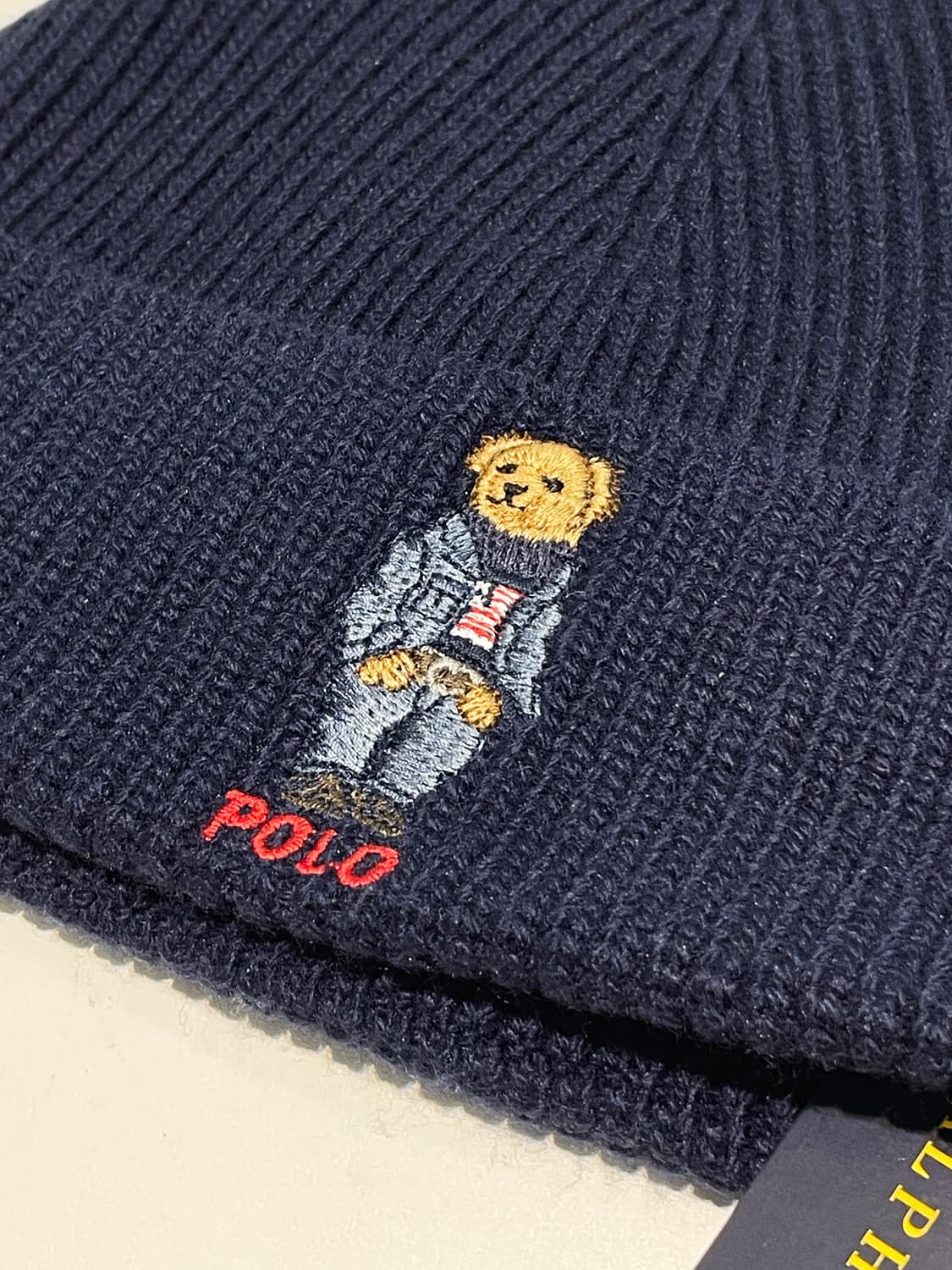 폴로 랄프로렌 베어 네이비 비니 미사용 새 상품 A1542 상품이미지2