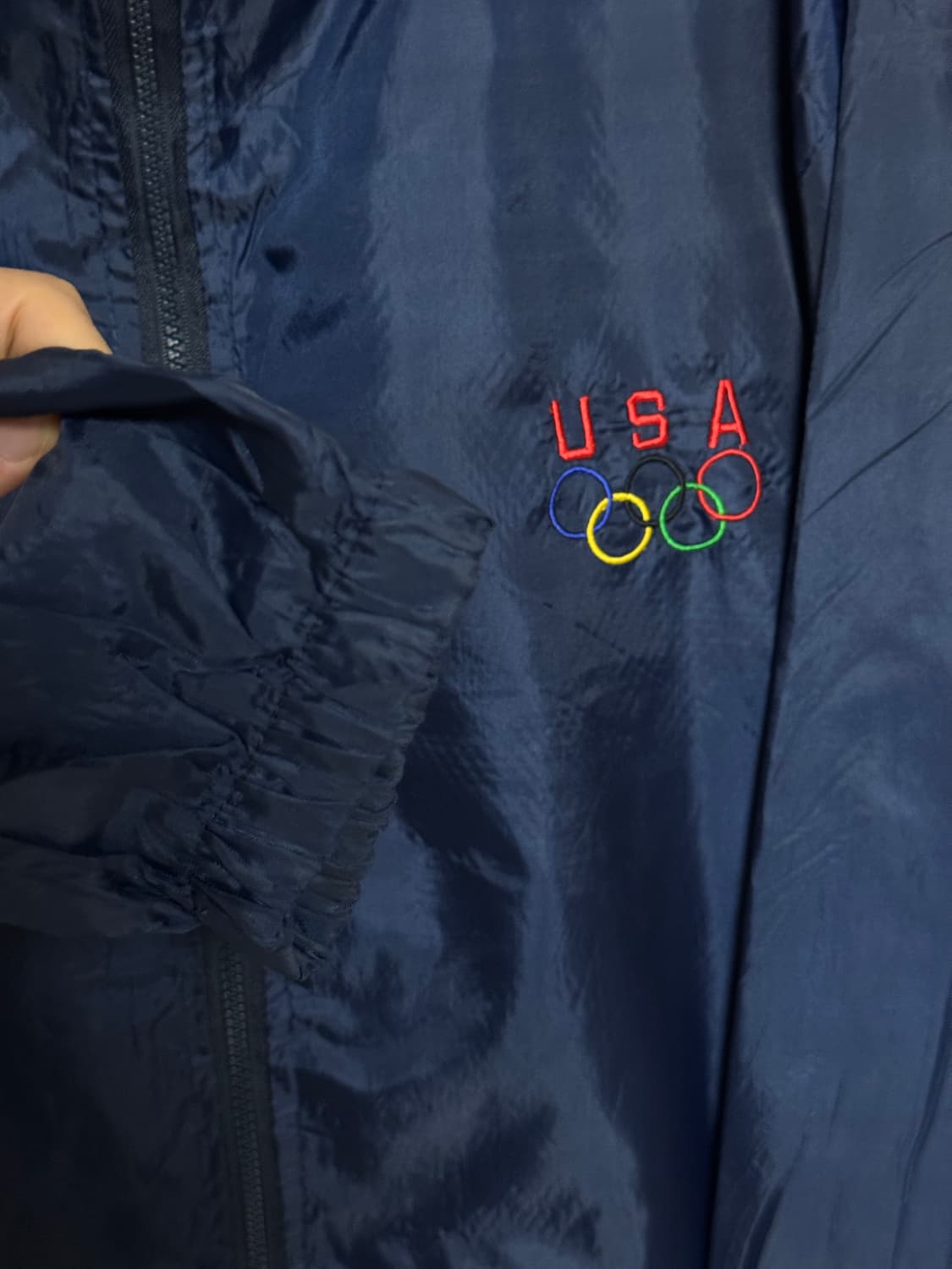 USA 올림픽 네이비 바람막이 100-105 상품이미지4