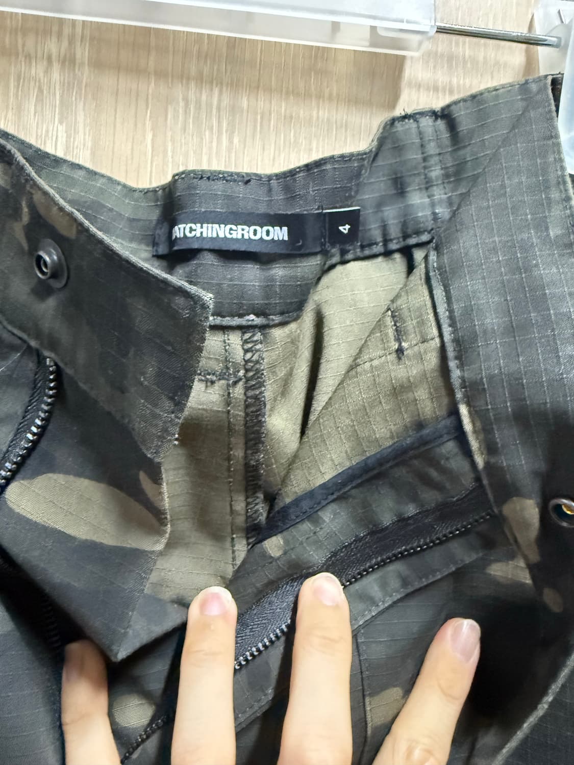 해칭룸 퍼티그오버팬츠 립스탑카모 4 상품이미지2