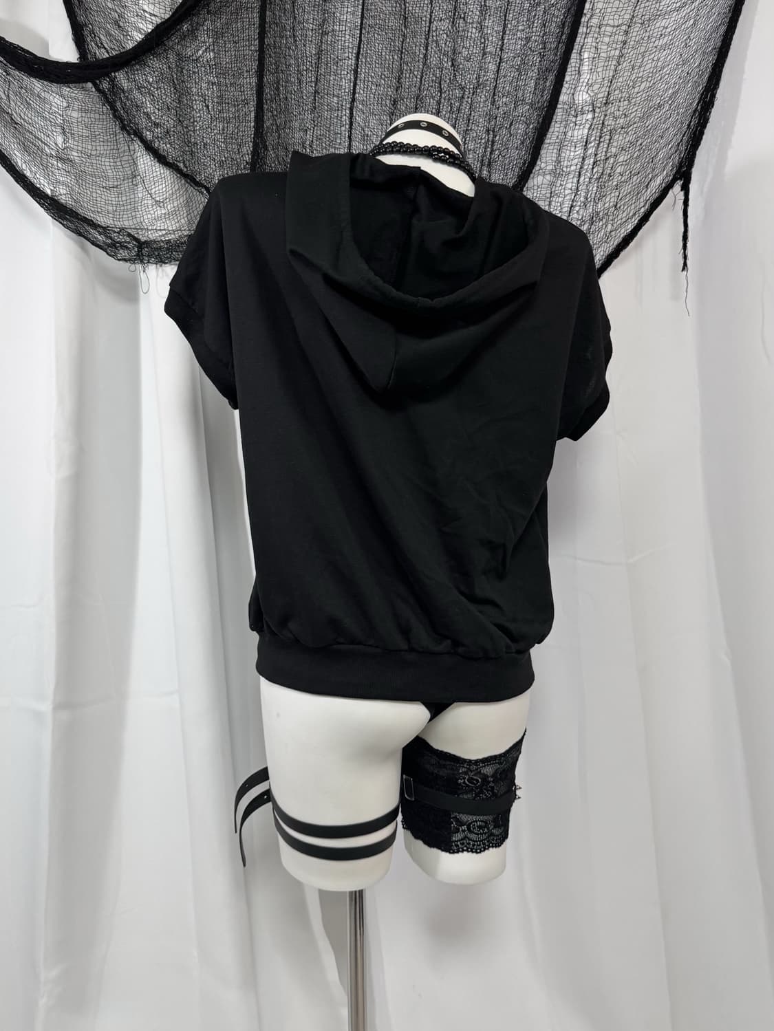 black hood zip up 상품이미지3