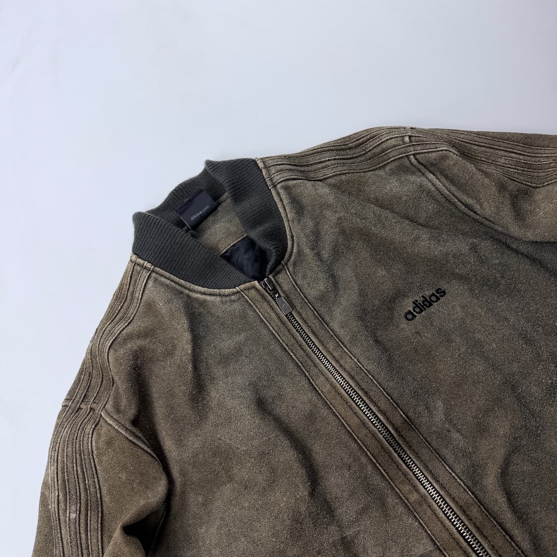 아디다스 양가죽 베이스볼 스웨이드 자켓 상품이미지2