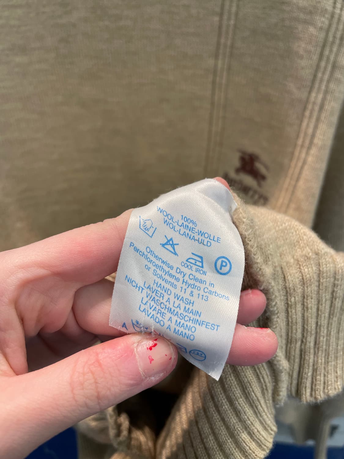 1990s Burberrys 버버리 코만도 니트 상품이미지9