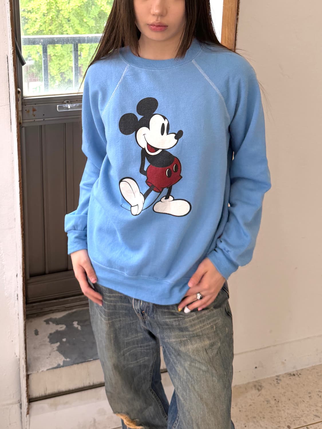 디즈니 미키마우스 맨투맨 상품이미지1