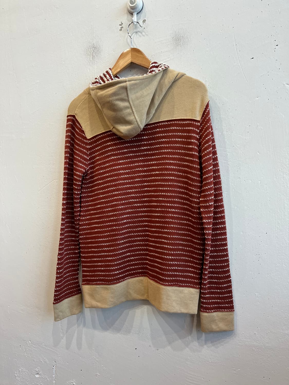 Nanea JPN 에스닉 콘쵸 니트 후드 미사용품 상품이미지5