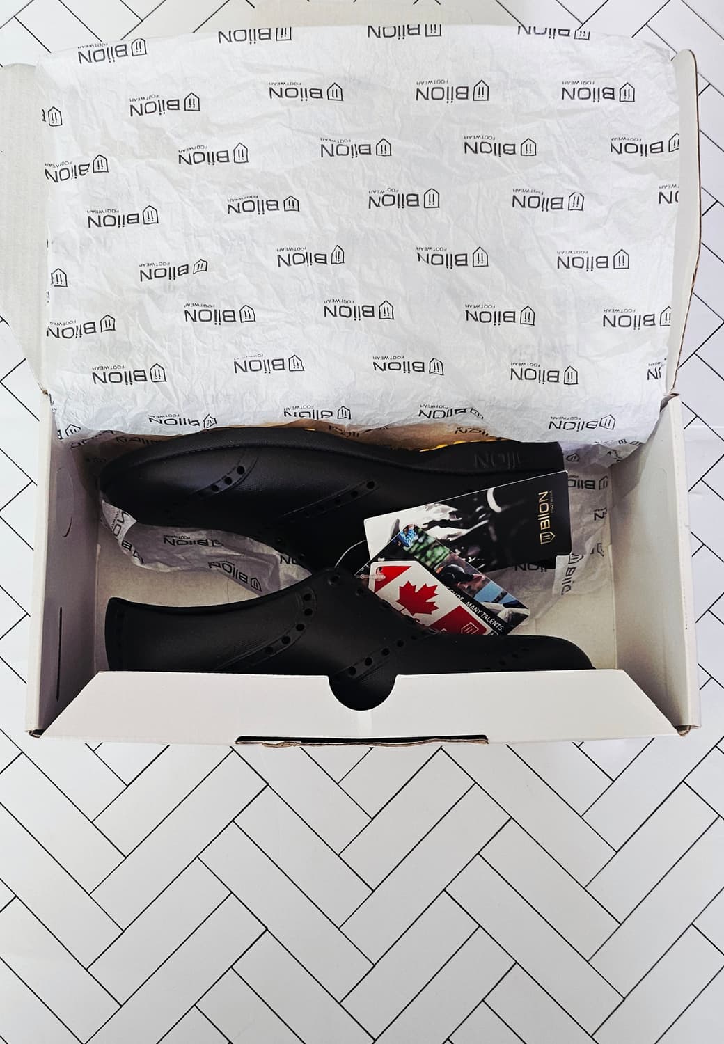 (미착용새상품)비온(BiiON) 클래식 옥스퍼드 블랙 M5/W7 240 상품이미지5