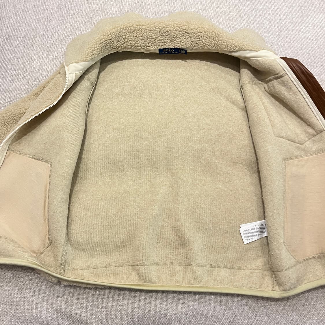 Polo 폴로 랄프로렌 플리스 후리스 가죽패치 상품이미지5