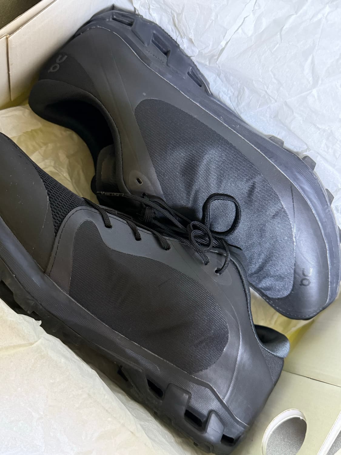 온 러닝 x 포스트 아카이브 팩션 (파프) 클라우드벤쳐 피크 올 블랙 상품이미지2