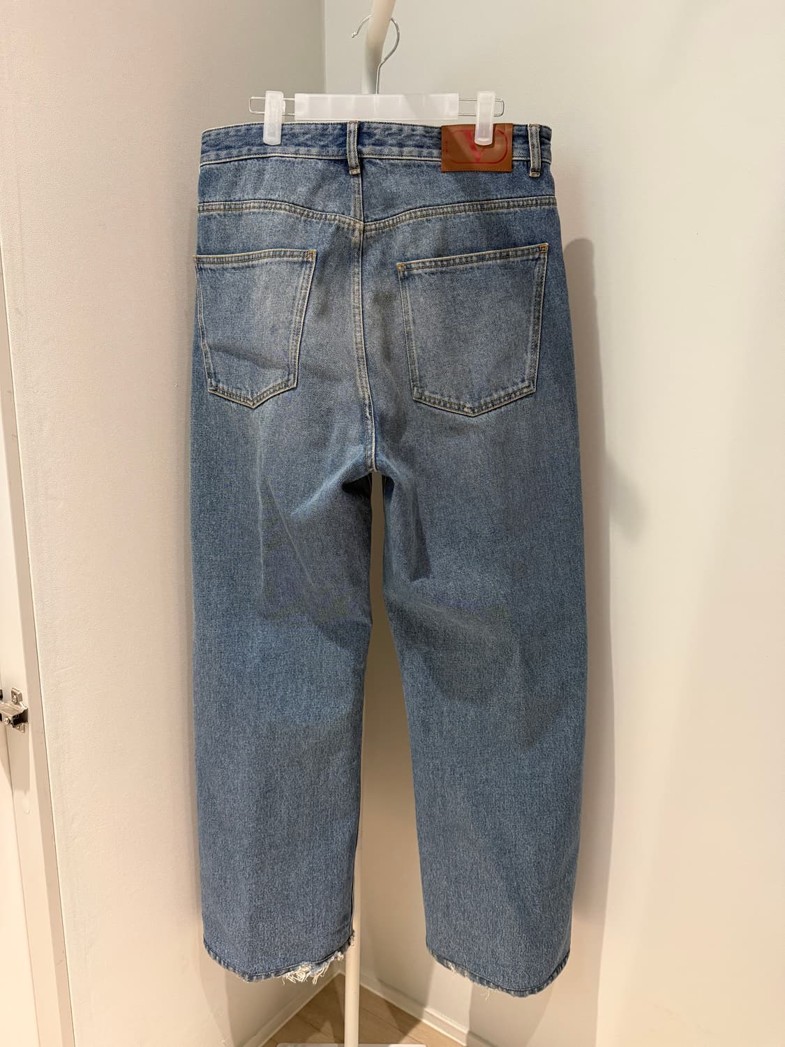 [31인치] 발렌티노 와이드 데님 팬츠 상품이미지3