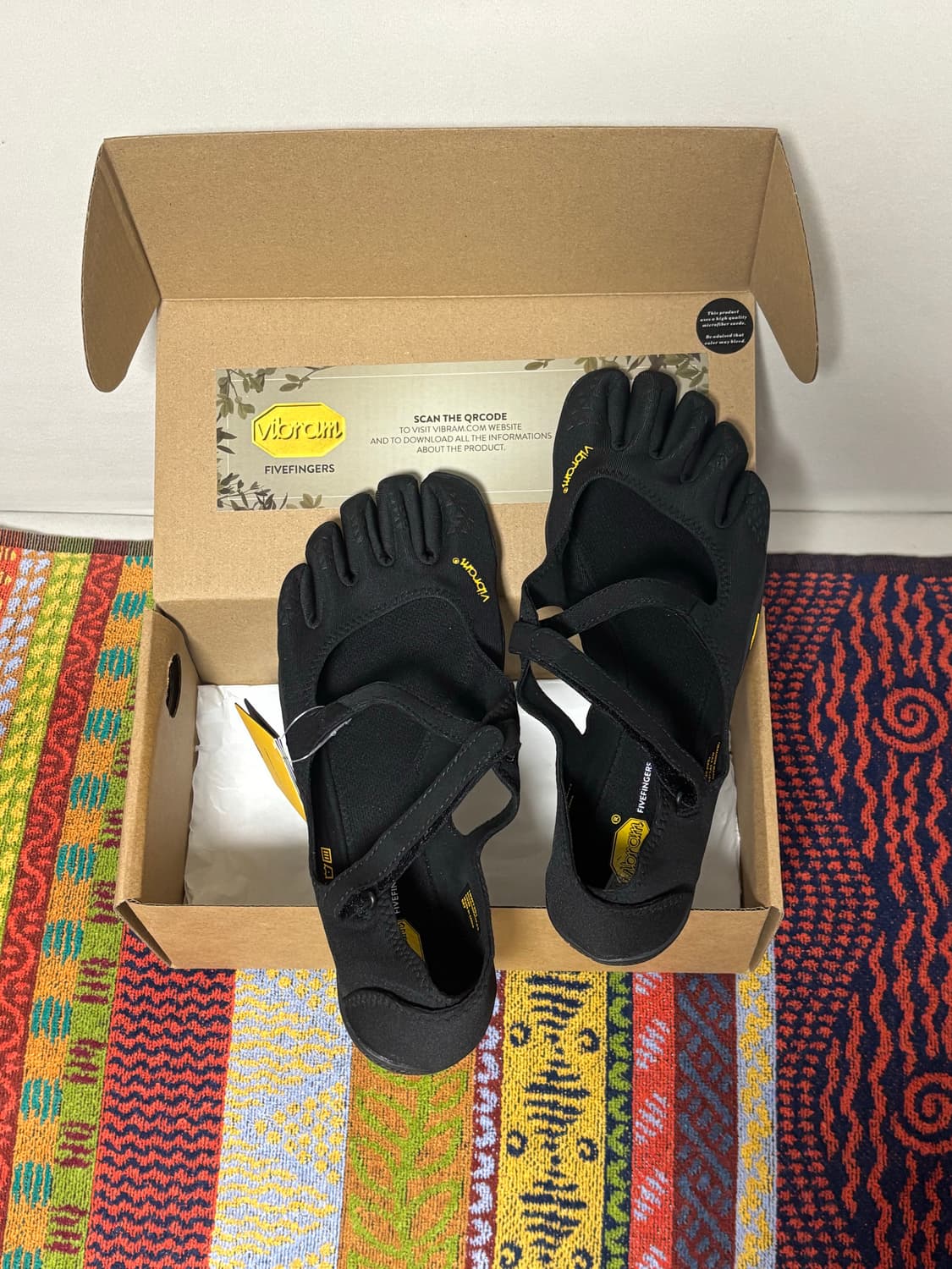 [새상품] 비브람 파이브핑거스 V-SOUL 블랙 상품이미지1