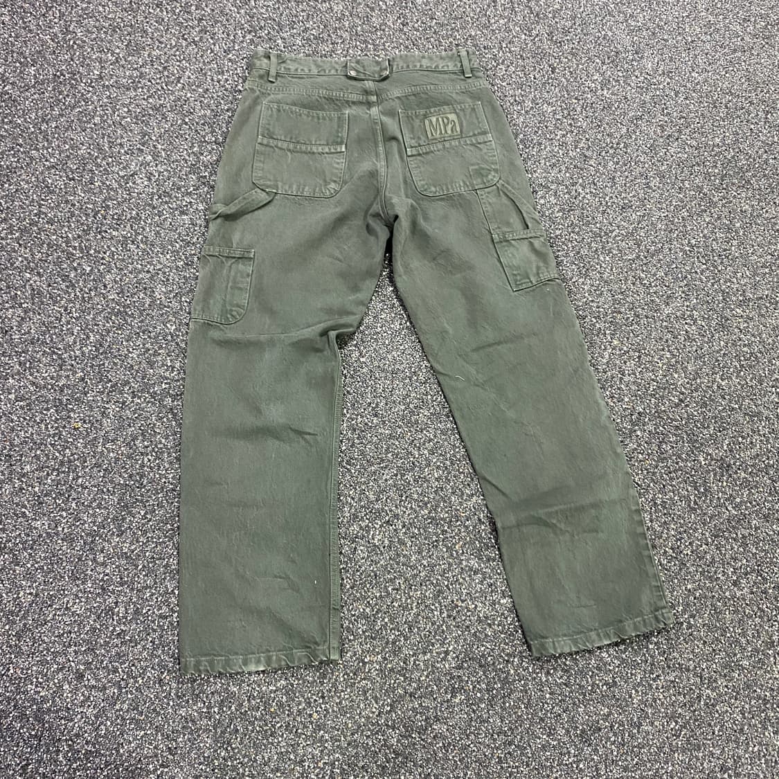 플라스틱프로덕트 더블니 카키 코튼 팬츠 B3147 상품이미지5