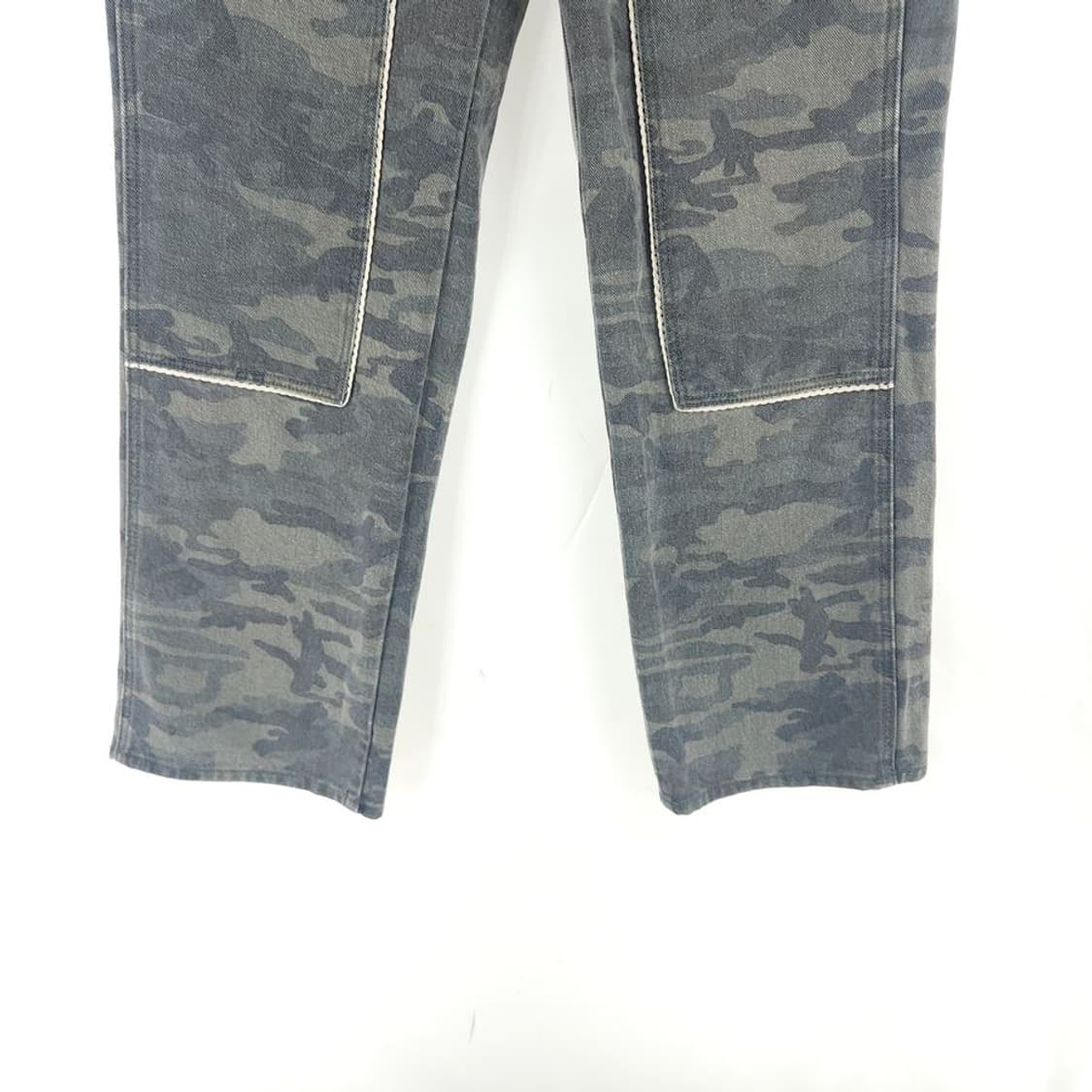 [여S]스컬터 카모 와이드 데님 팬츠[Y5C-203] 상품이미지3