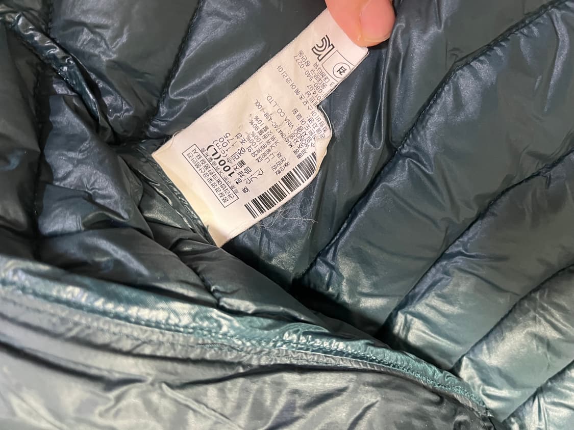 마운틴하드웨어 구스다운 경량패딩 L 상품이미지7