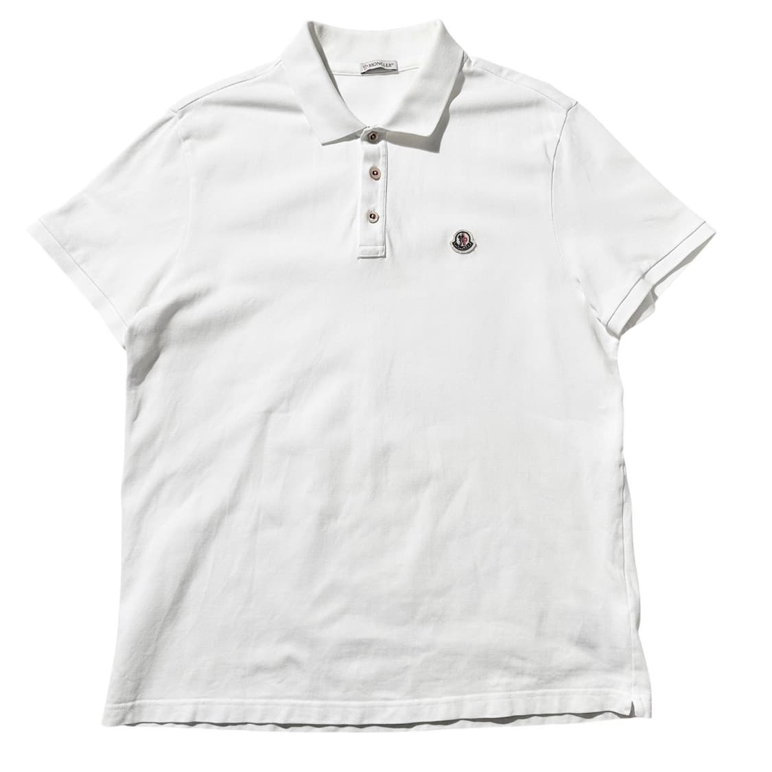 몽클레어 로고 패치 폴로 피케 반팔 티셔츠 상품이미지1