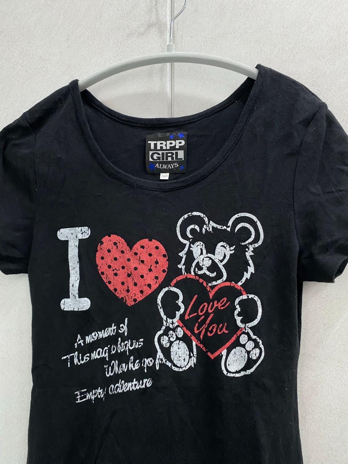 2000s Kitsch Mood Check Layered Slim Tee 상품이미지2