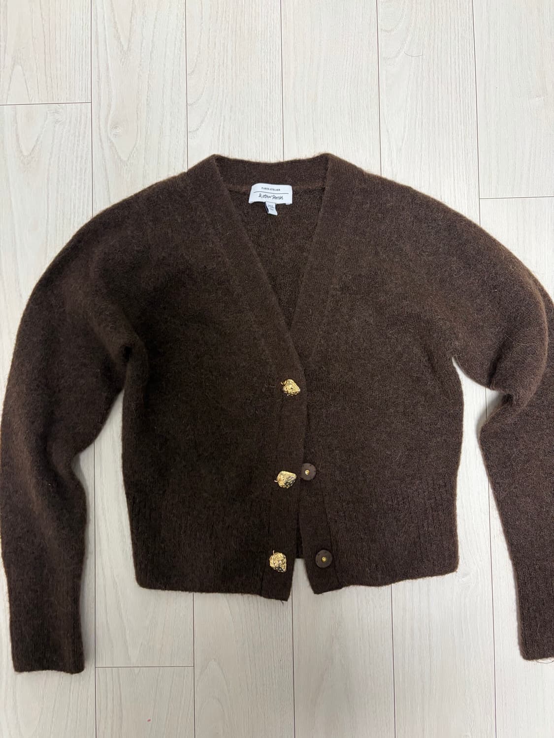 앤아더스토리즈 금장 가디건 상품이미지1