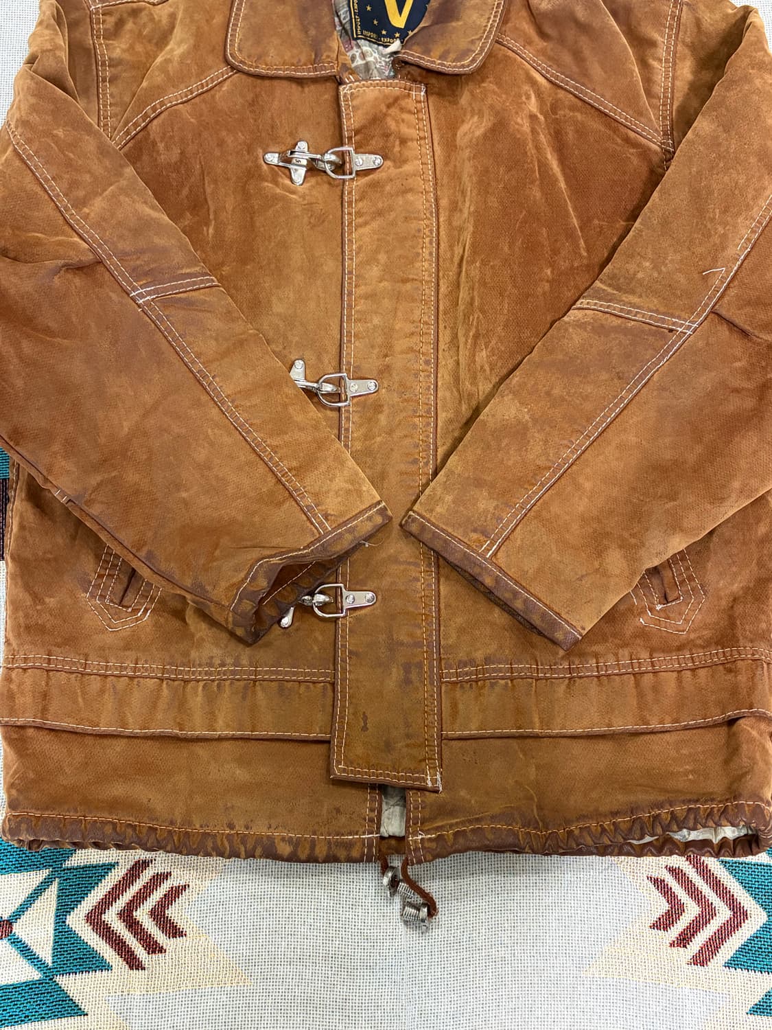 90s 스웨이드 파이어맨 자켓 / suede fireman jacket 상품이미지4